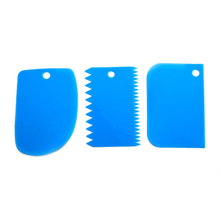 20 Sets  Plastic Cake Scraper Butter Cake And Chocolate Slice Scraper