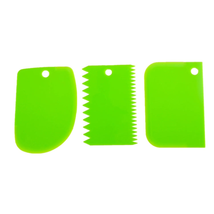 20 Sets  Plastic Cake Scraper Butter Cake And Chocolate Slice Scraper