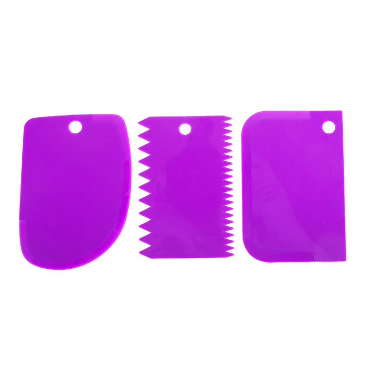 20 Sets  Plastic Cake Scraper Butter Cake And Chocolate Slice Scraper