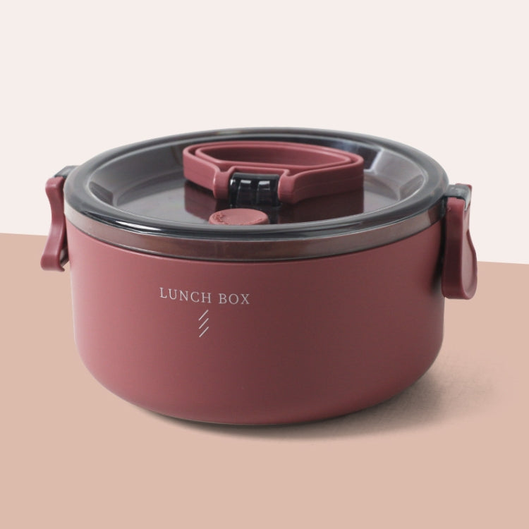 2 PCS JC6680  Fresh-Keeping Lunch Box Children Plastic Microwave-Heated Lunch Box, Capacity: Single Layer