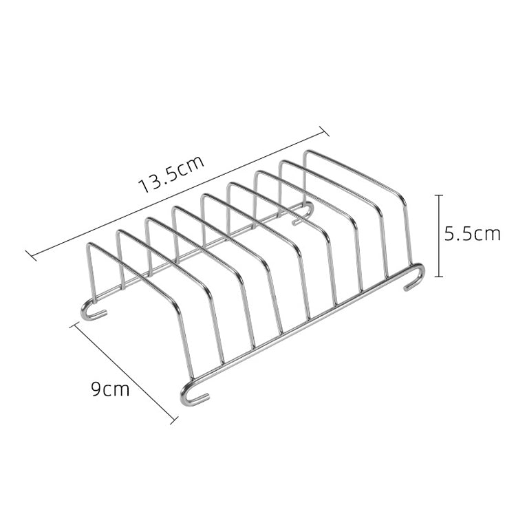 10 PCS Stainless Steel Toast Bread Rack