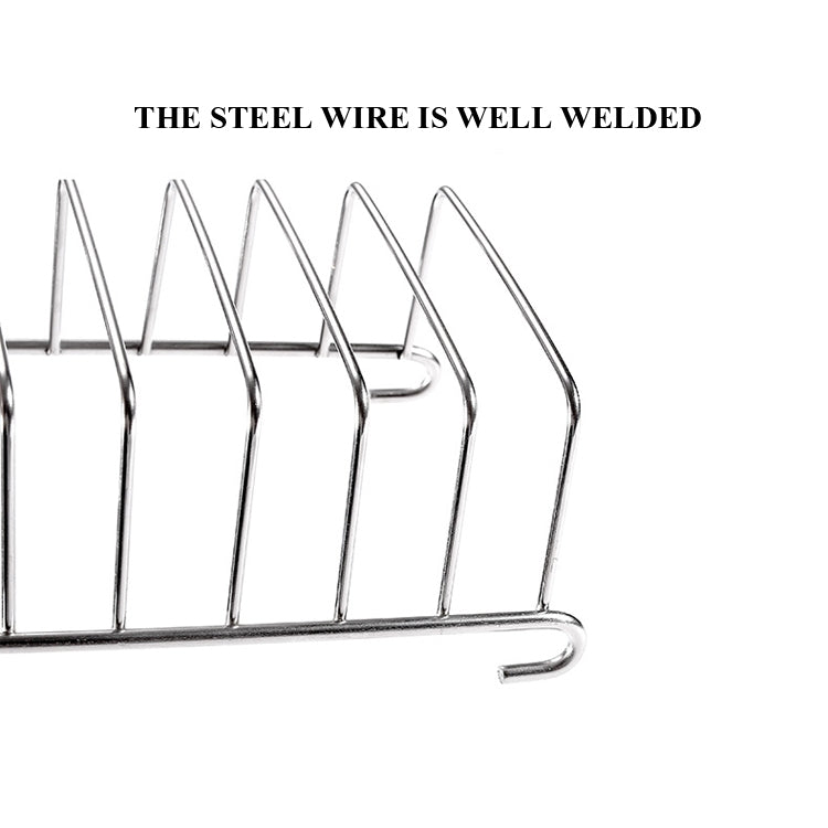 10 PCS Stainless Steel Toast Bread Rack