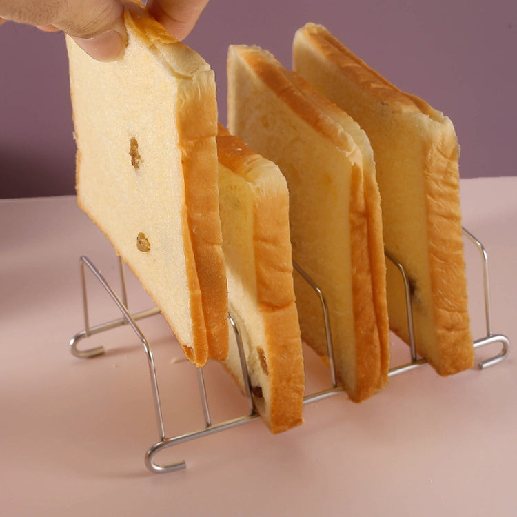 10 PCS Stainless Steel Toast Bread Rack
