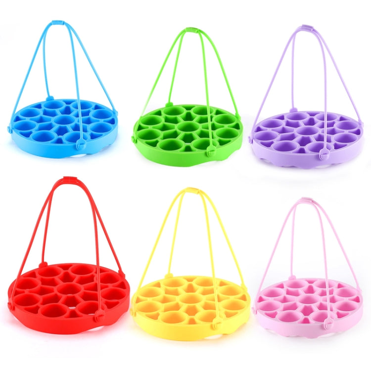 Multifunctional Silicone Egg Steamer Can Be Detached As A Heat Insulation Pad