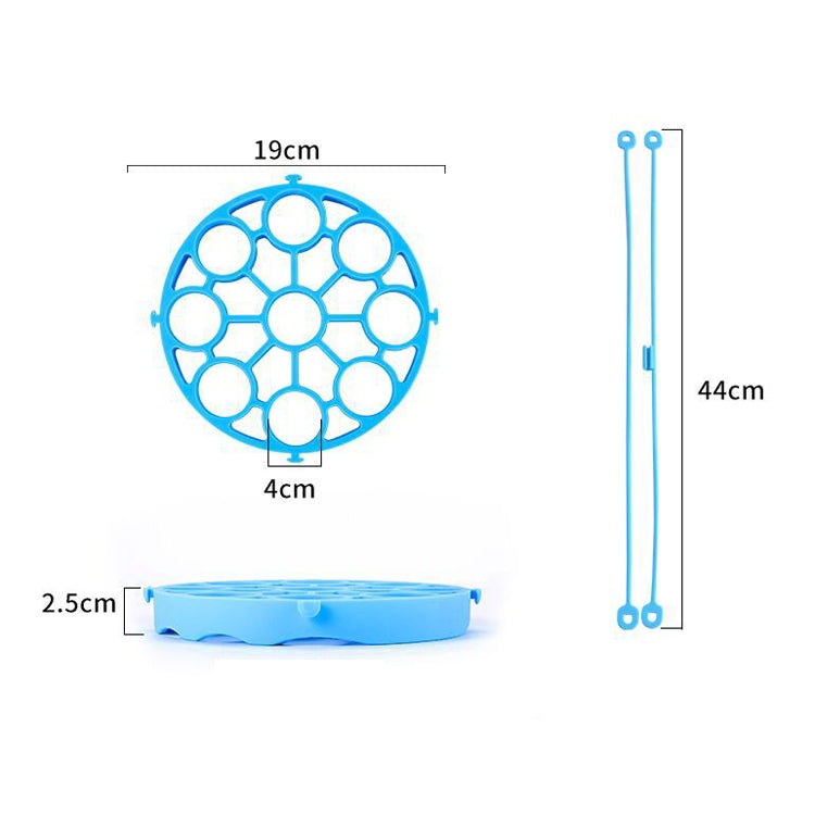 Multifunctional Silicone Egg Steamer Can Be Detached As A Heat Insulation Pad
