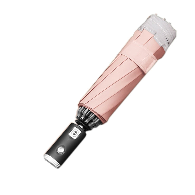 Automatic Folding Vinyl Tri-Fold Umbrella