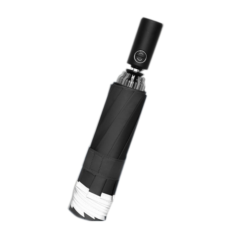 Automatic Folding Vinyl Tri-Fold Umbrella