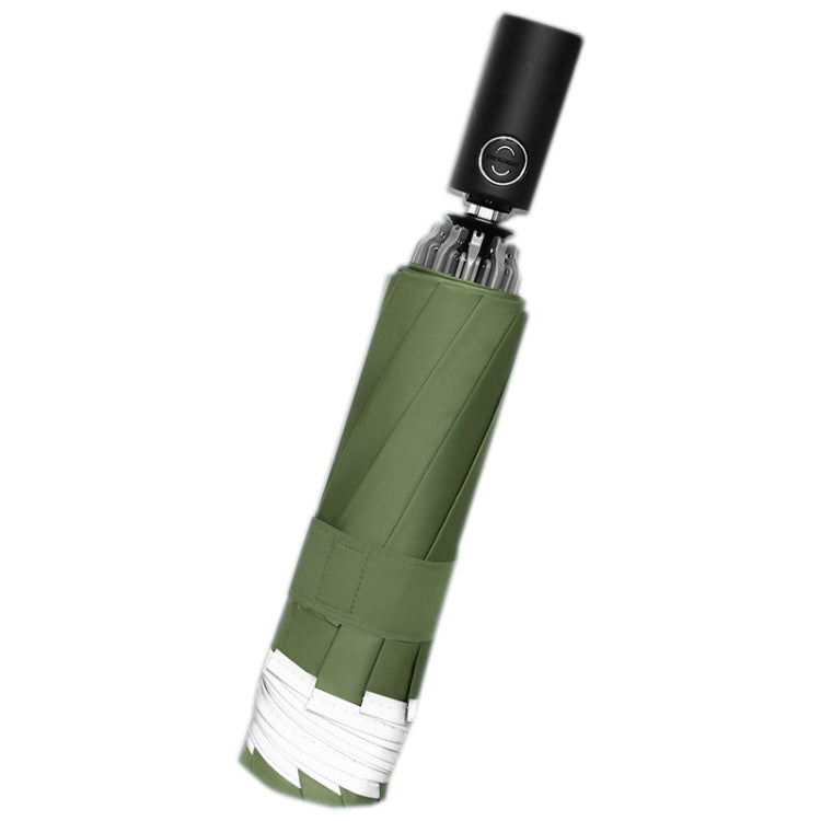 Automatic Folding Vinyl Tri-Fold Umbrella