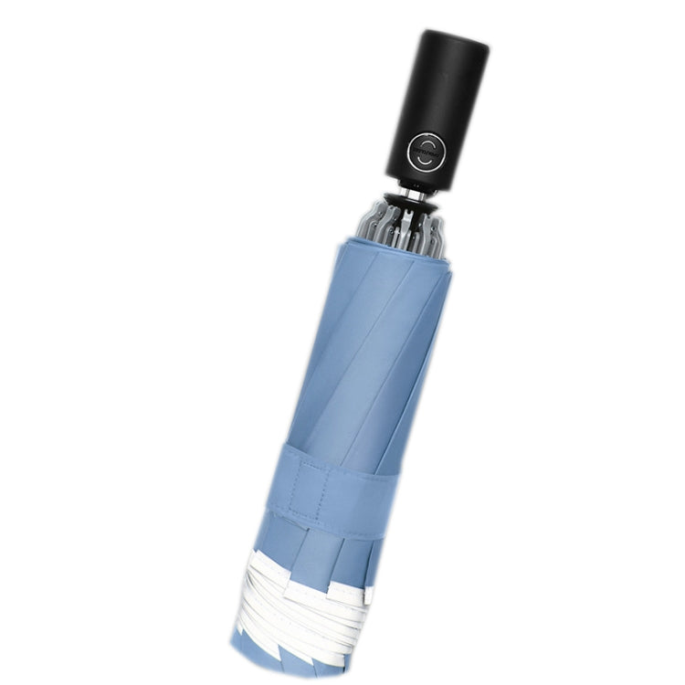 Automatic Folding Vinyl Tri-Fold Umbrella
