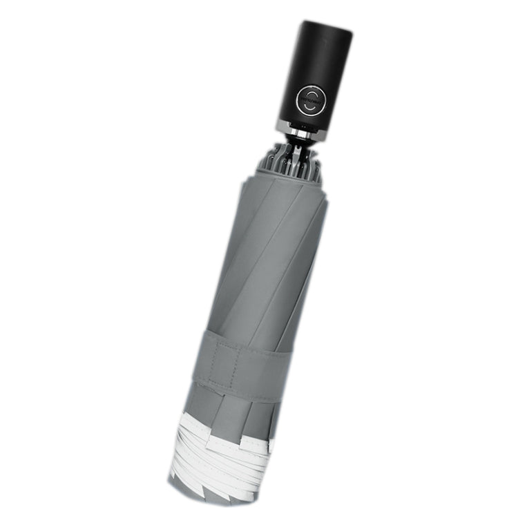 Automatic Folding Vinyl Tri-Fold Umbrella