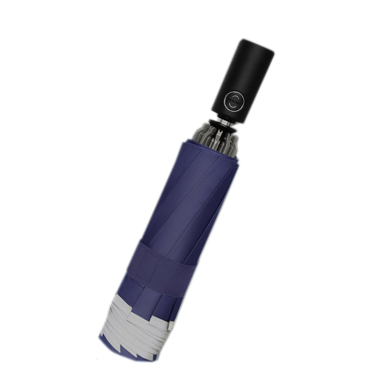 Automatic Folding Vinyl Tri-Fold Umbrella