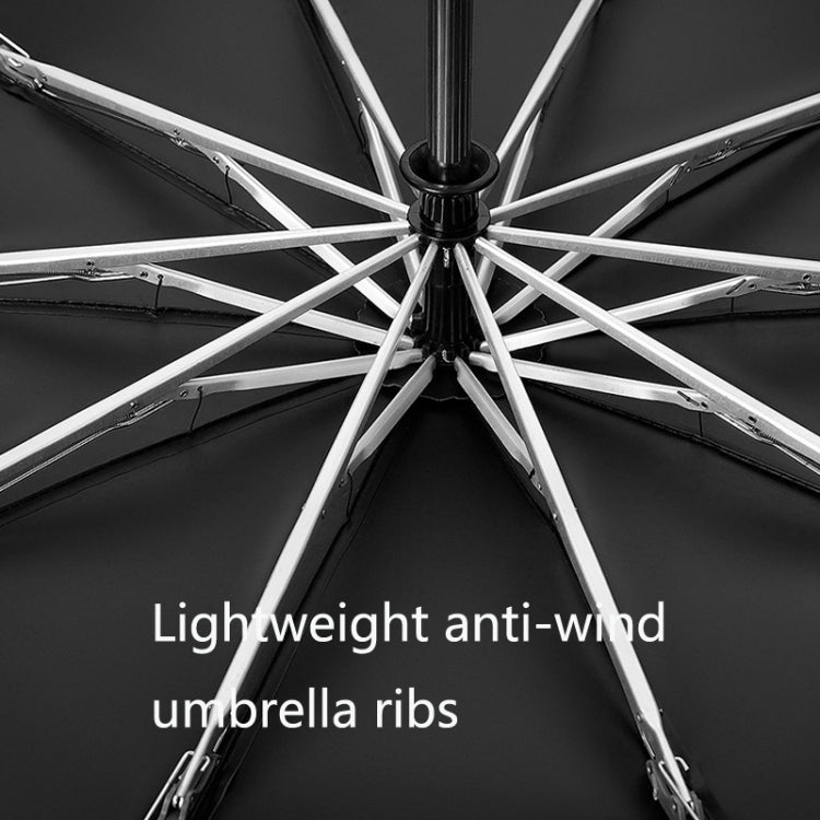 Automatic Folding Vinyl Tri-Fold Umbrella