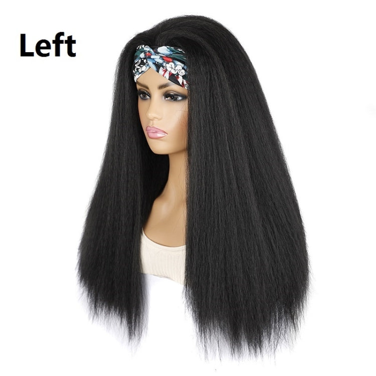 Turban Headband Corn Beard Long Hair Wig Headgear, Color Classification: BUG # XC