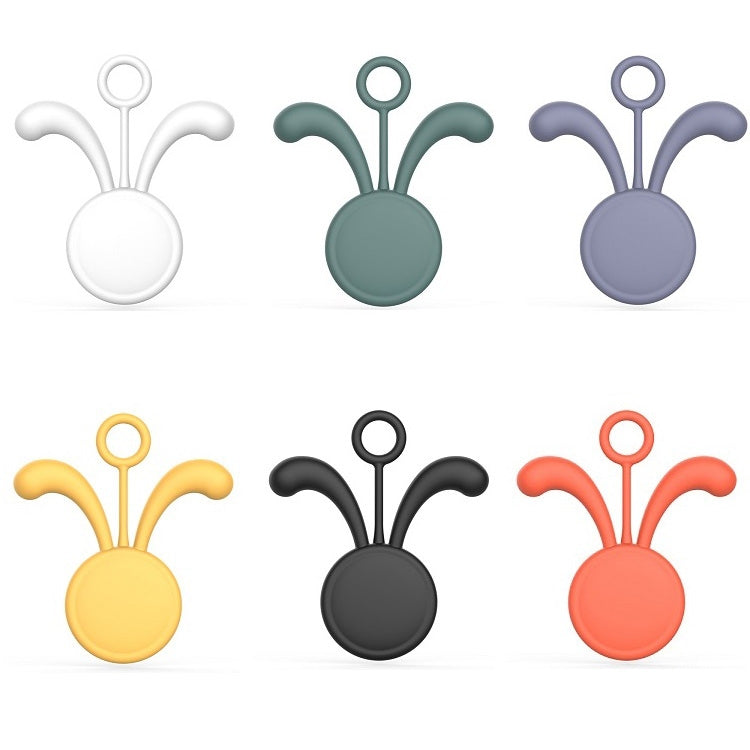 4 PCS Silicone Protective Cover Tracker Protective Case For AirTag, Colour: White