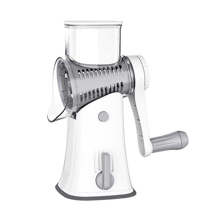 Multi-Function Slicer Hand Roller Kitchen Cut Vegetable Grater, Colour: White