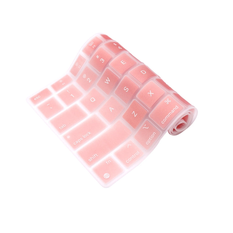10 PCS Laptop Dust-Proof Waterproof Keyboard Film For MacBook Air 13.3 Inch A2337 2020 US Version (Rose Gold)