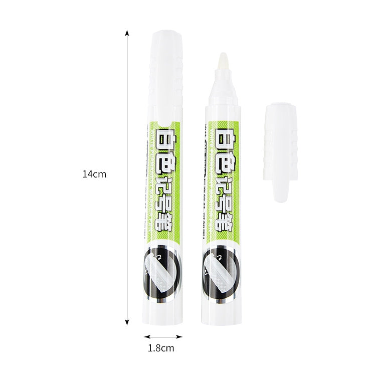 2 PCS DIY Waterproof Permanent Paint Marker Pens Sharpie White 6mm Craftwork Oil Pen