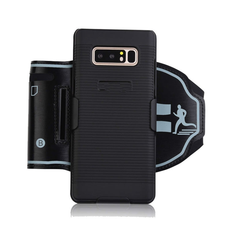 For Galaxy S8 Plus Mobile Sports Arm Sleeve Multifunctional Running Arm Band(Black)