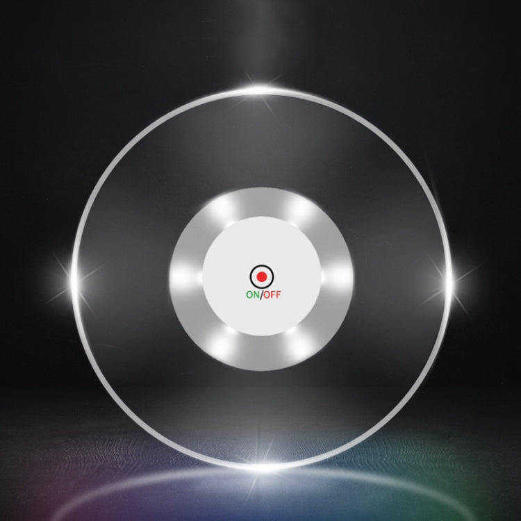 3 PCS LED Flashing Coaster Bar KTV Cocktail Base Light Luminous Coaster