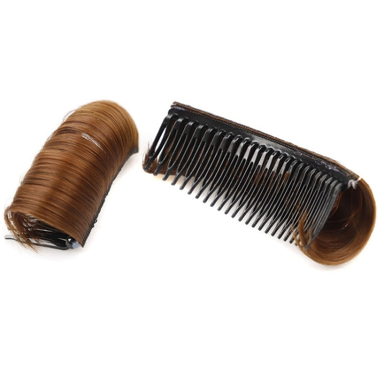 4 PCS Forehead Hair Root Padding And Combing Hair Pack, Colour: 12cm Light Brown