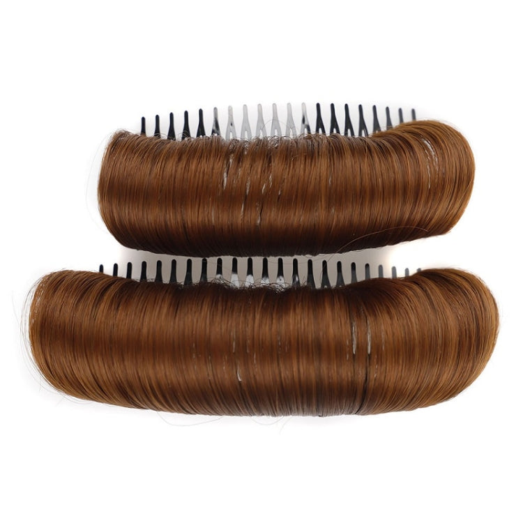 4 PCS Forehead Hair Root Padding And Combing Hair Pack, Colour: 12cm Light Brown
