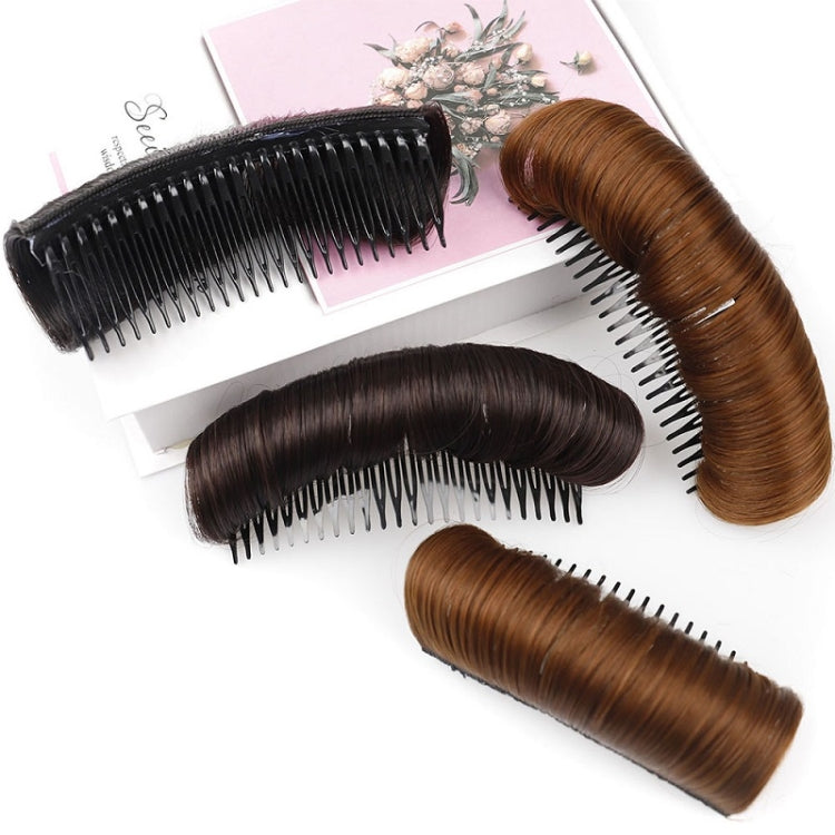 4 PCS Forehead Hair Root Padding And Combing Hair Pack, Colour: 12cm Light Brown