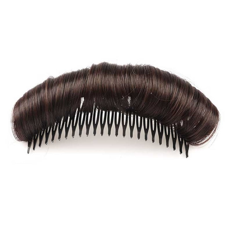 4 PCS Forehead Hair Root Padding And Combing Hair Pack, Colour: 12cm Dark Brown