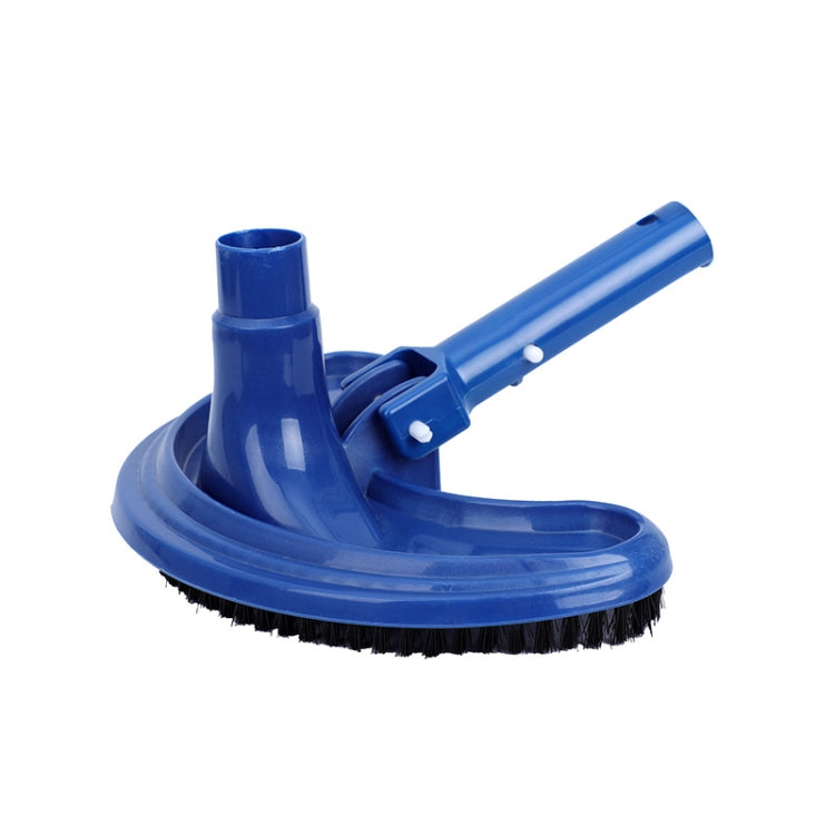 2 PCS Water Park Swimming Pool Cleaning Equipment Crescent Type Decontamination Head Swimming Pool Cleaning Brush(Blue)