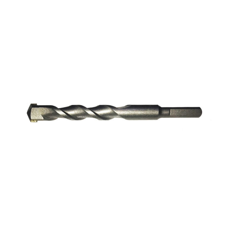 10 PCS Hand Electric Drill Shock Drill Wall Mix Soil Cement Wall Construction Drill Bit, Model: 14x150mm Triangle Handle