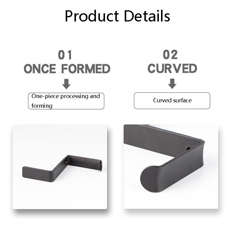 2 PCS JD045 Computer Headwear Headset Hook Multi-Function Metal Display Rack