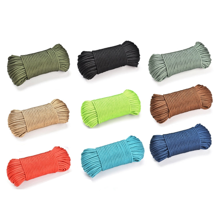 10-Core 31m Umbrella Rope Outdoor Traction Rescue Binding Rope Clothesline Tent Rope Climbing Rope(Random Color Delivery)