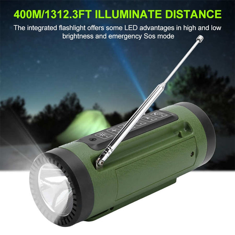 PL-89 Mini Bluetooth Speaker 2 in 1 Outdoor Sports Flashlight & Speaker Support Power Output