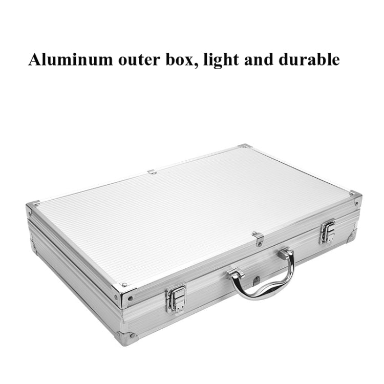 3 in 1 Barbecue Combination Tool Set Aluminum Box Stainless Steel Grill Set