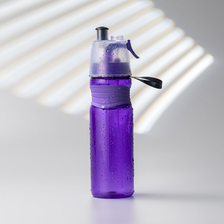 580ml Spray Plastic Space Cup Large Capacity Water Cup Simple Outdoor Sports Bottle
