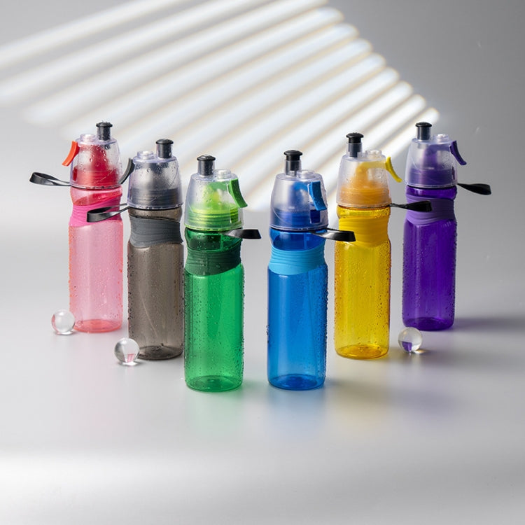 580ml Spray Plastic Space Cup Large Capacity Water Cup Simple Outdoor Sports Bottle