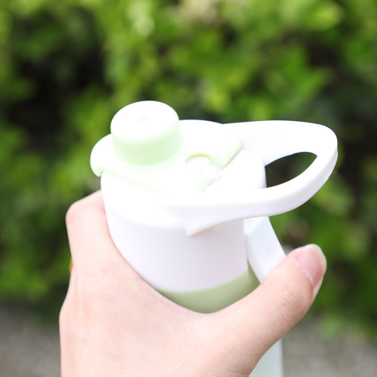 2 PCS 700ml Large-Capacity Fitness Outdoor Water Cup Portable Plastic Spray  Cup