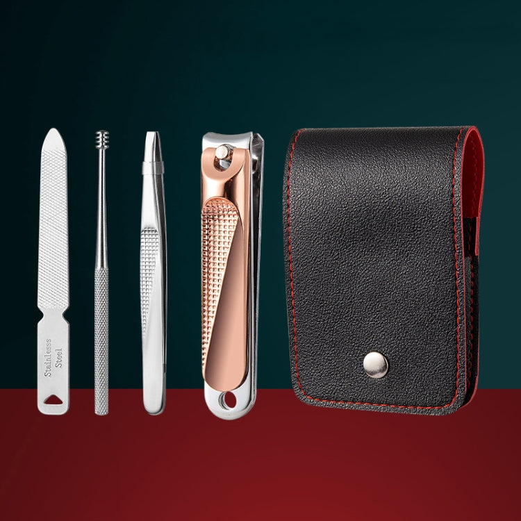 Nail Scissors Portable Manicure Tool, Style: Classic (Rose Gold)