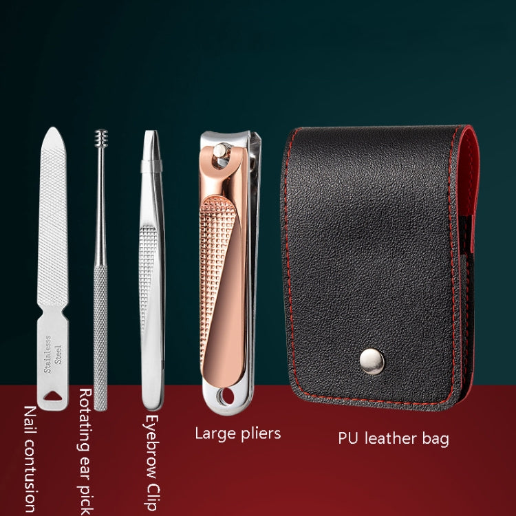 Nail Scissors Portable Manicure Tool, Style: Classic (Rose Gold)