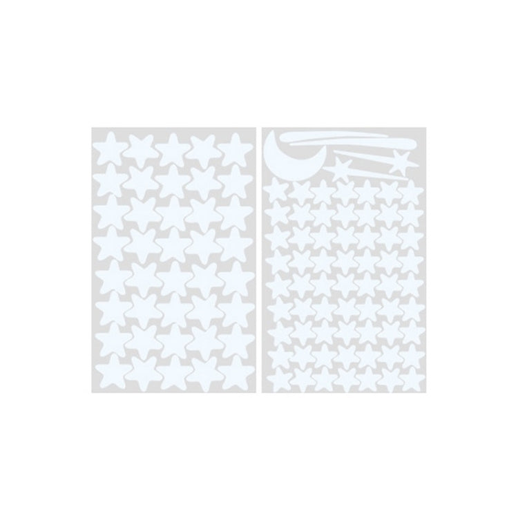 3 Packs Luminous Home Decoration Combination Wall Sticker, Specification: 103PCS Stars + Meteor Blue