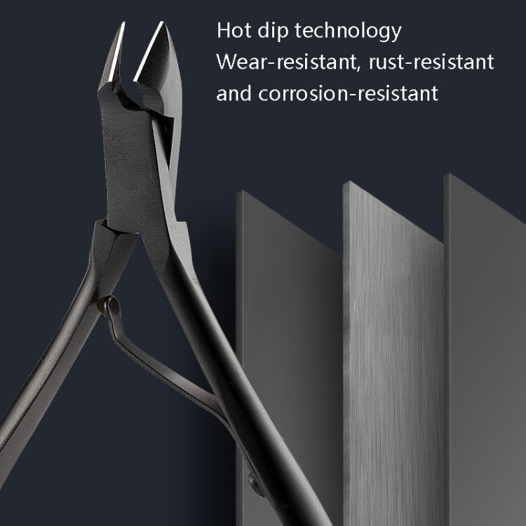 15 PCS / Set Nail Clipper Home Pedicure Nail Care Tools(Black)