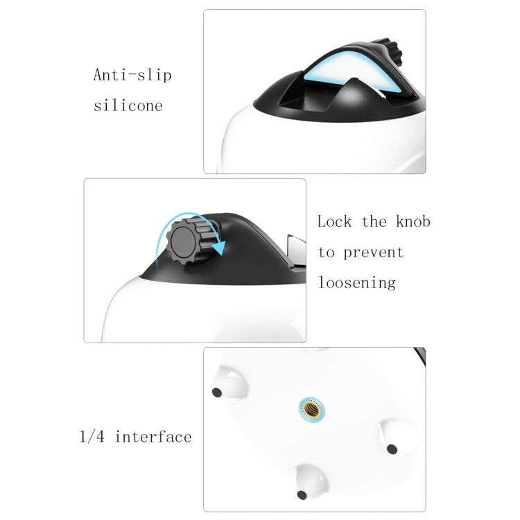 Ulanzi Cameraman Ai Intelligent 360-Degree Unlimited Rotating Live Video Shooting PTZ(White 2462)