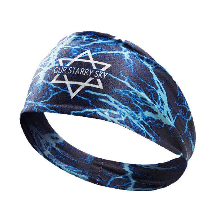 2 PCS Sports Fitness Antiperspirant Headband Sweat-Absorbent Headband Sweatband