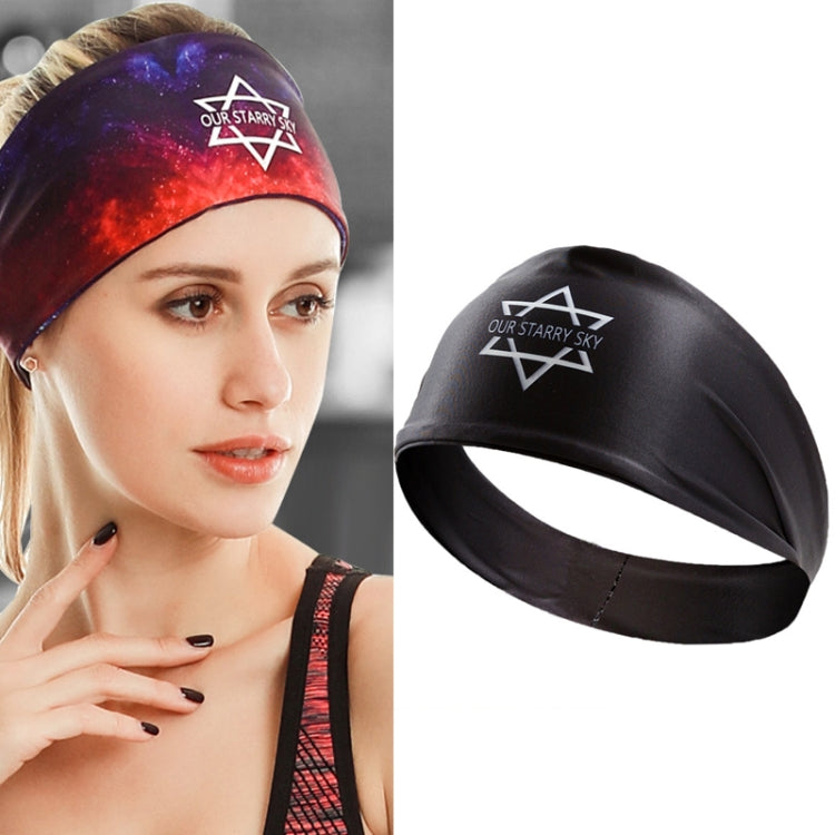 2 PCS Sports Fitness Antiperspirant Headband Sweat-Absorbent Headband Sweatband