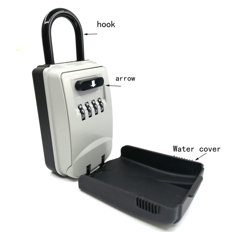CH-809 Alloy With Rain Cover Key Box Wall-Mounted Password Lock Key Box