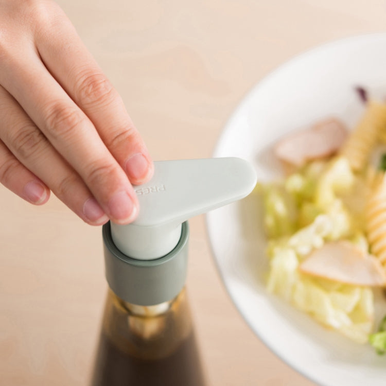 Oyster Sauce Bottle Nozzle Pump Head Household Fuel Bottle Squeezer, Specification: Small (Green)