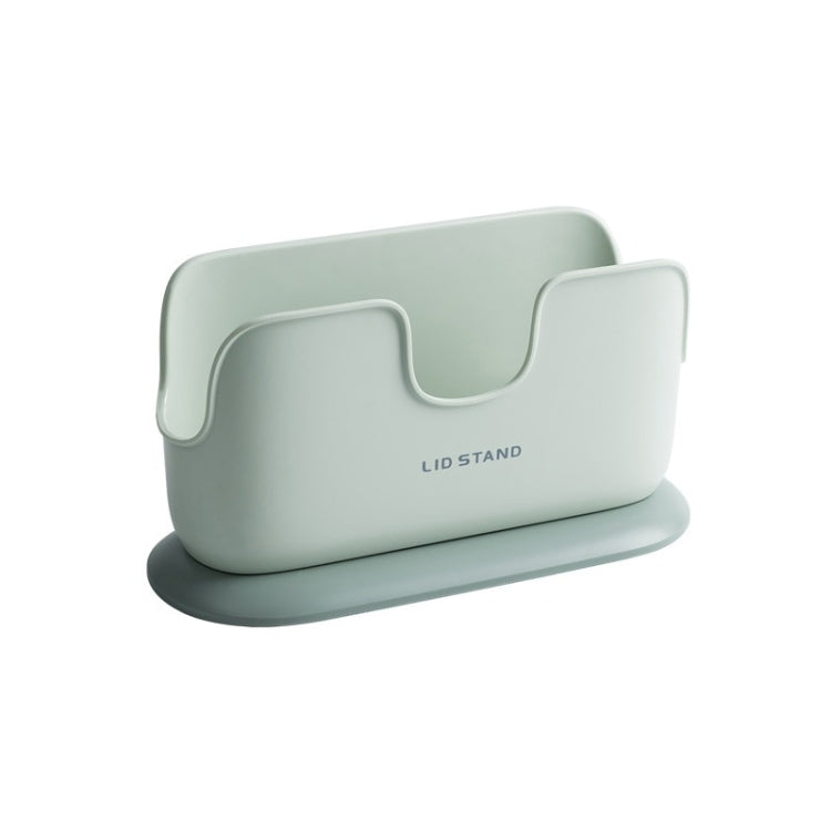 Household Kitchen Pot Lid Rack Cutting Board Storage Rack, Specificationï¼š Vertical (Green)