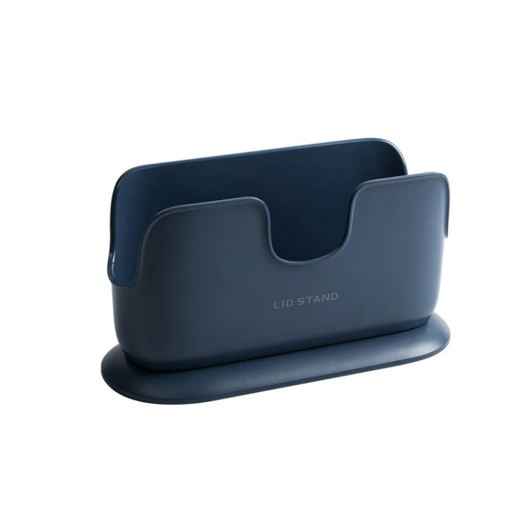 Household Kitchen Pot Lid Rack Cutting Board Storage Rack, Specificationï¼š Vertical (Blue)