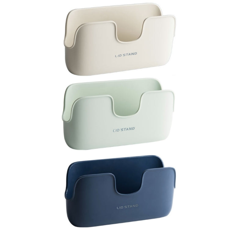 Household Kitchen Pot Lid Rack Cutting Board Storage Rack, Specificationï¼š Wall-mounted (Blue)
