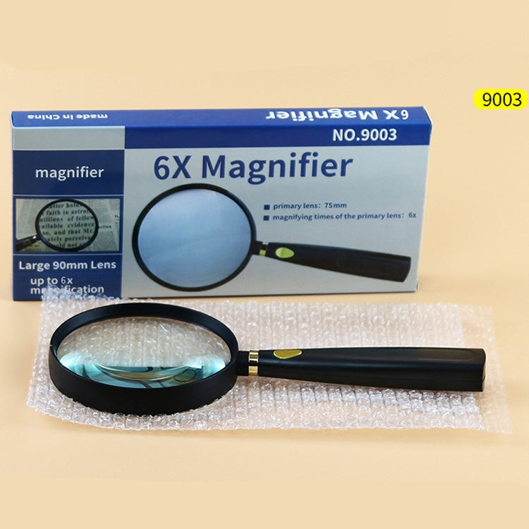 2 PCS Children Science Education Elderly Reading Hand-Held Magnifying Glass, Specification: 75mm