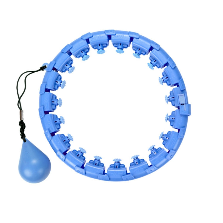 Weighted Fitness Hoop Abdomen Circle, Specification: 19 Knots (Blue)